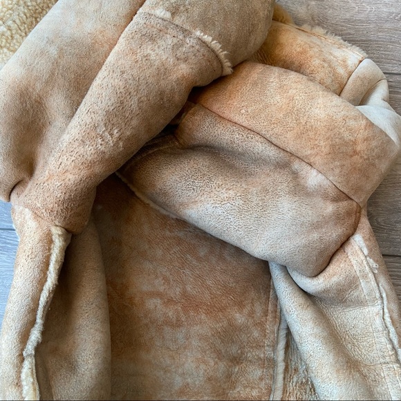 Vintage Leather Attic Shearling Sheepskin Jacket - Picture 14 of 16
